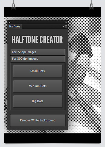 Halftone Creator Photoshop Plugin