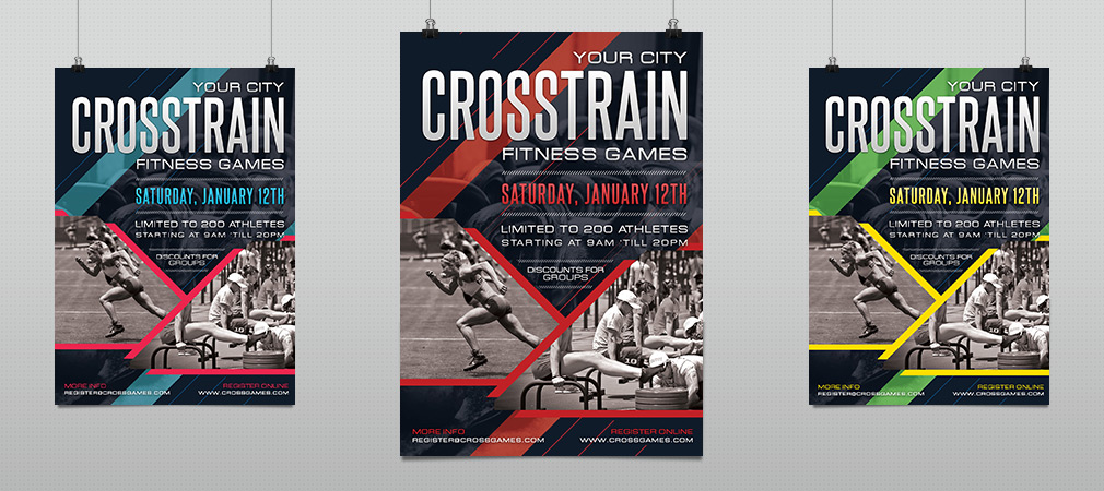 Crossfit Fitness Gym Promotion Flyer