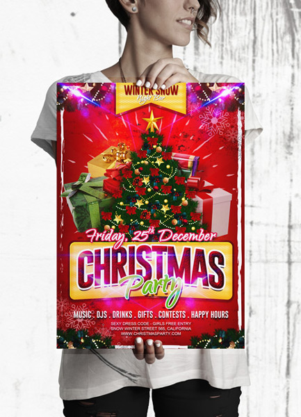 Free Christmas Party Flyer