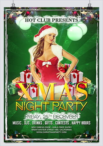 Free Christmas Party Flyer