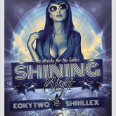 Shining Nights Dance Party Flyer psd template